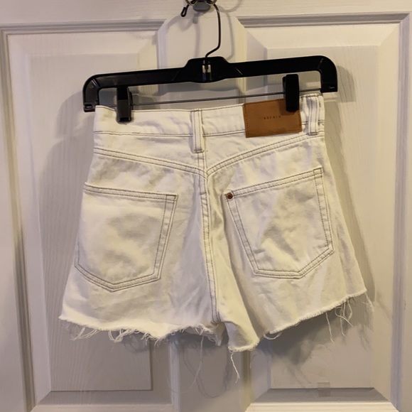 White, &DENIM, size 2 jean shorts - Picture 2 of 4